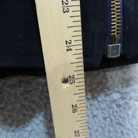 Vintage Hugo Boss Cashmere Wool Bomber Jacket Blue Full Zip Quilted Liner Medium - Picture 12 of 14